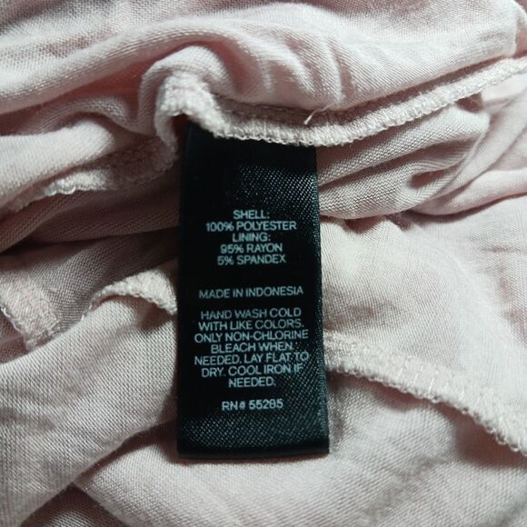 Express 90s Y2K Pink Asymmetrical Ruffled Floral Midi Sundress Womans L. Whimsy. - Picture 3 of 14